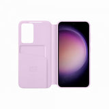 Samsung Original Galaxy S23 Plus Cover Smart View Wallet Case Lavender