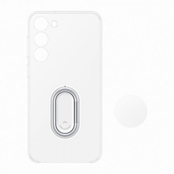 Samsung Original Galaxy S23 Plus Cover Clear Gadget Case Transparent