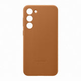 Samsung Original Galaxy S23 Plus Skal Leather Cover Camel