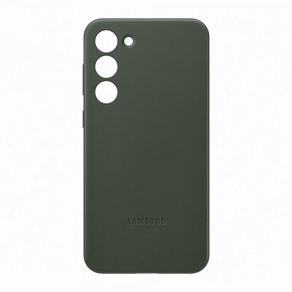 Samsung Original Galaxy S23 Plus Cover Læder Grøn