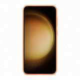 Samsung Original Galaxy S23 Plus Cover Silicone Cover Orange