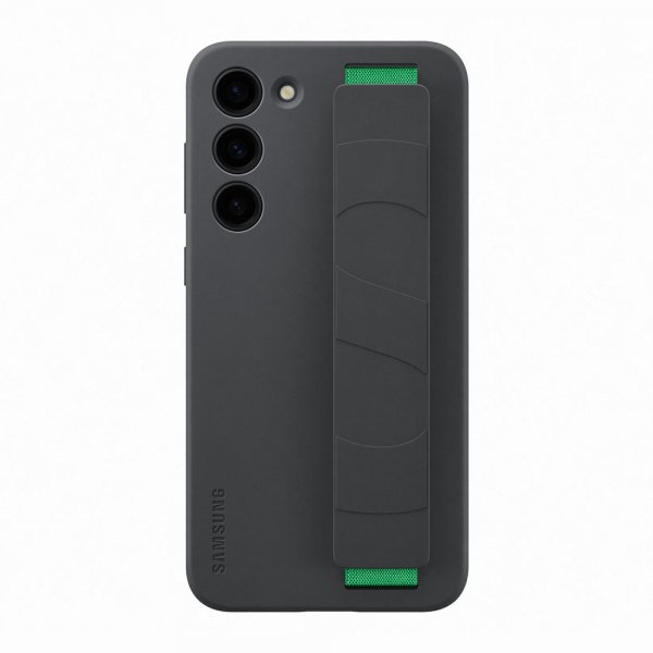 Samsung Original Galaxy S23 Plus Skal Silicone Grip Cover Sort