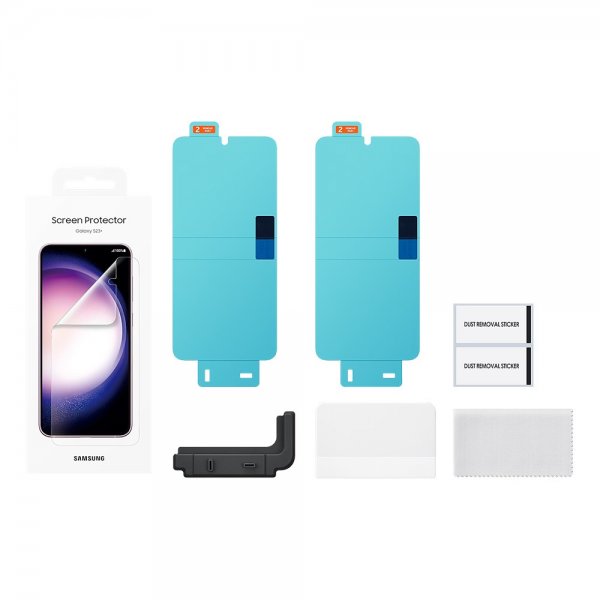 Samsung Original Galaxy S23 Plus Skærmbeskyttelse Skærmbeskytter 2-pak
