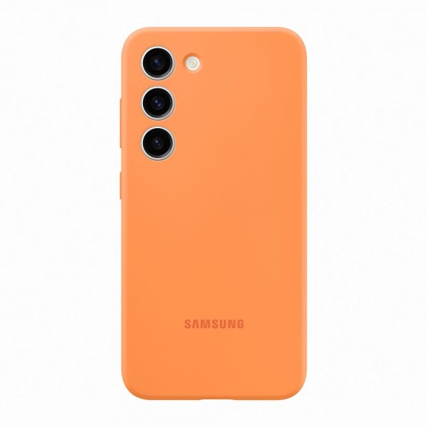 Samsung Original Galaxy S23 Cover Silikone Case Orange