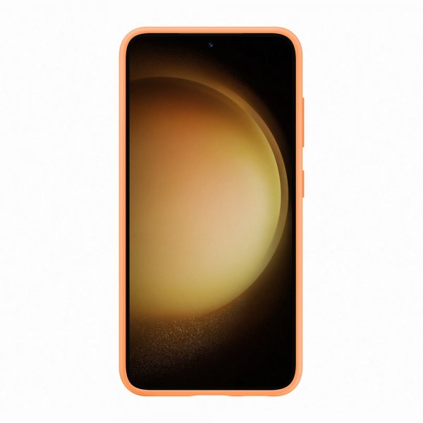 Samsung Original Galaxy S23 Cover Silikone Case Orange