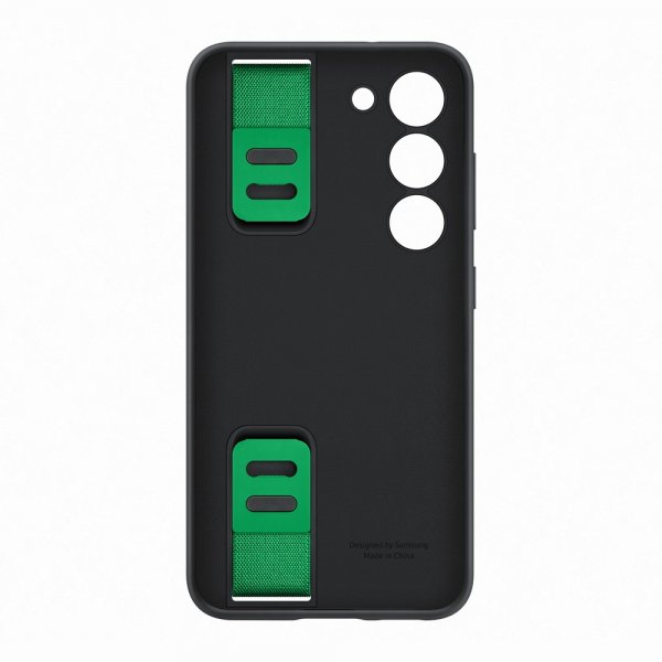 Samsung Original Galaxy S23 Cover Silikone Grip Case Sort