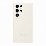 Samsung Original Galaxy S23 Ultra Cover Smart View Wallet Case Cream