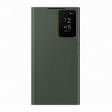 Samsung Original Galaxy S23 Ultra Cover Smart View Wallet Etui Khaki