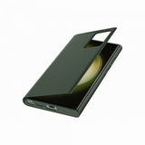 Samsung Original Galaxy S23 Ultra Cover Smart View Wallet Etui Khaki