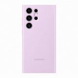Samsung Original Galaxy S23 Ultra Cover Smart View Wallet Case Lavender