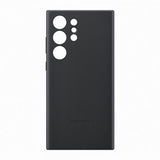 Samsung Original Galaxy S23 Ultra Cover i Læder Sort