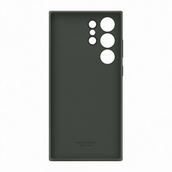 Samsung Original Galaxy S23 Ultra Cover Silikone Cover Khaki