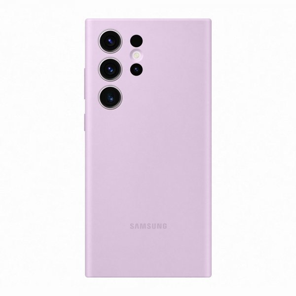 Samsung Original Galaxy S23 Ultra Cover Silikone Cover Lavender