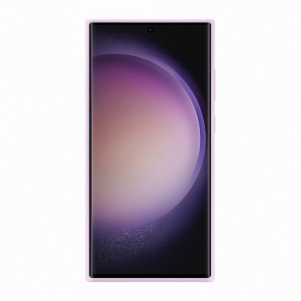 Samsung Original Galaxy S23 Ultra Cover Silikone Cover Lavender