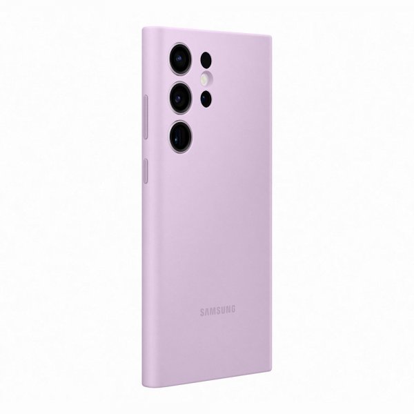 Samsung Original Galaxy S23 Ultra Cover Silikone Cover Lavender