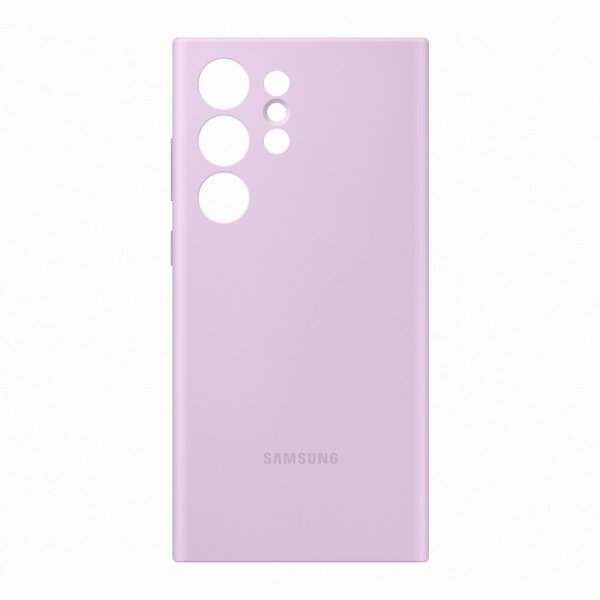 Samsung Original Galaxy S23 Ultra Cover Silikone Cover Lavender