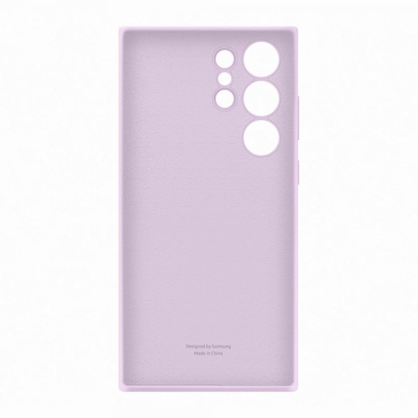 Samsung Original Galaxy S23 Ultra Cover Silikone Cover Lavender