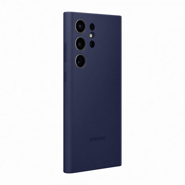 Samsung Original Galaxy S23 Ultra Cover Silikone Cover Navy