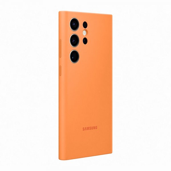 Samsung Original Galaxy S23 Ultra Cover Silikone Orange