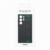 Samsung Original Galaxy S23 Ultra Cover Silikone Grip Case Sort