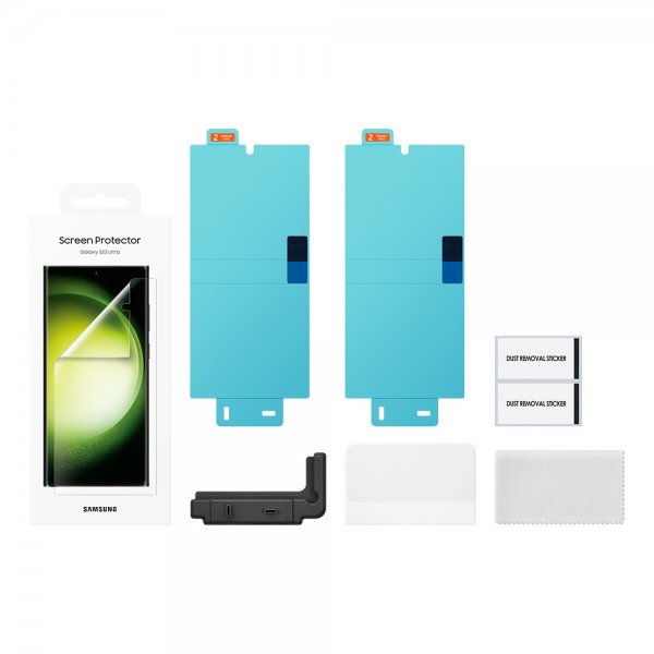 Samsung Original Galaxy S23 Ultra Skærmbeskyttelse Screen Protector 2-pak