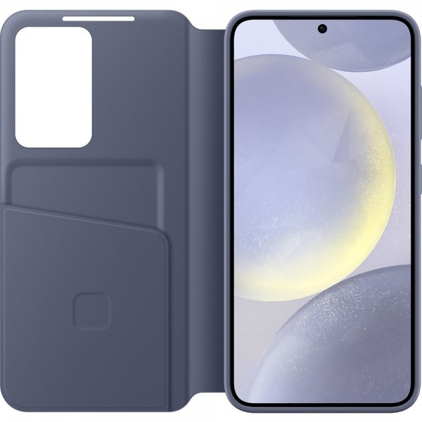 Samsung Original Galaxy S24 Cover Smart View Wallet Case Violet