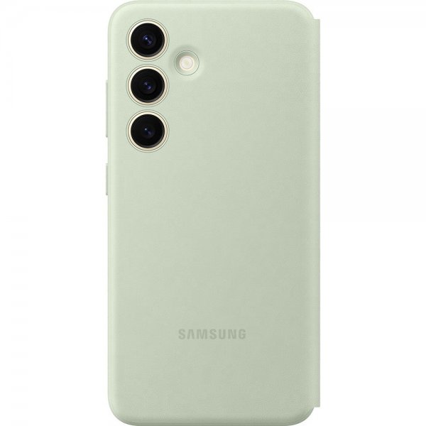 Samsung Original Galaxy S24 Plus Cover Smart View Wallet Case Light Green