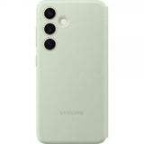 Samsung Original Galaxy S24 Plus Cover Smart View Wallet Case Light Green
