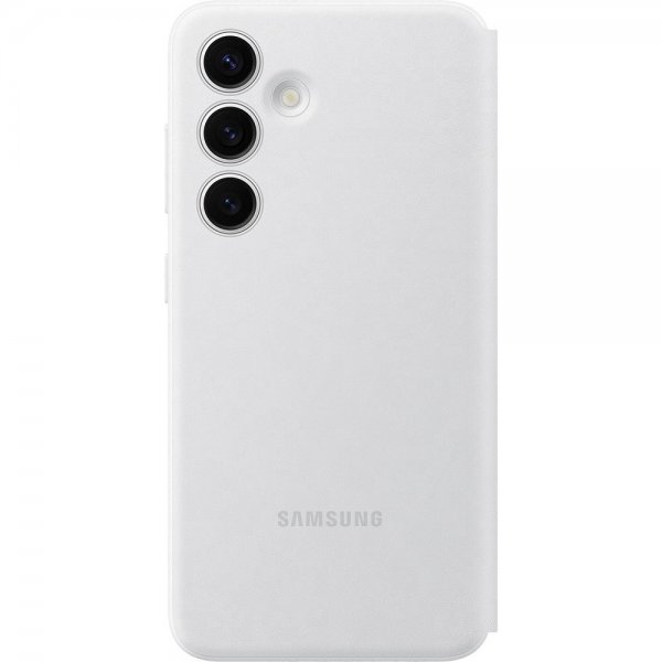 Samsung Original Galaxy S24 Plus Cover Smart View Wallet Case Hvid