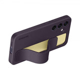 Samsung Original Galaxy S24 Plus Cover Standing Grip Case Dark Violet