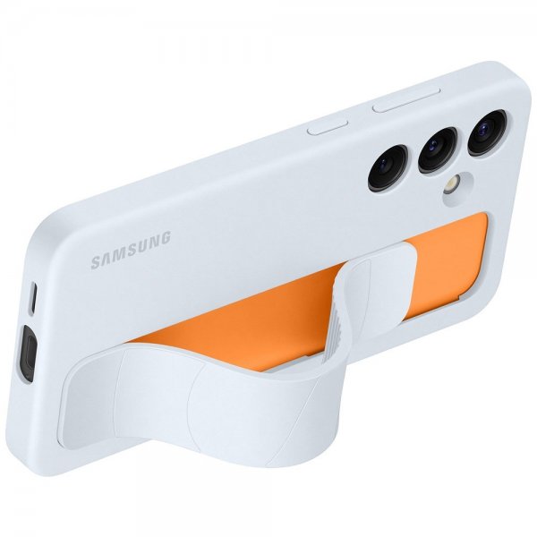 Samsung Original Galaxy S24 Plus Cover Standing Grip Case Lyseblå