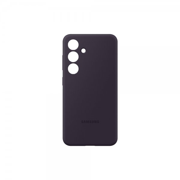 Samsung Original Galaxy S24 Cover Silicone Case Dark Violet