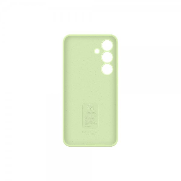 Samsung Original Galaxy S24 Cover Silicone Case Light Green