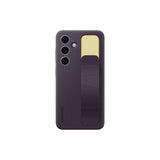 Samsung Original Galaxy S24 Cover Standing Grip Case Dark Violet