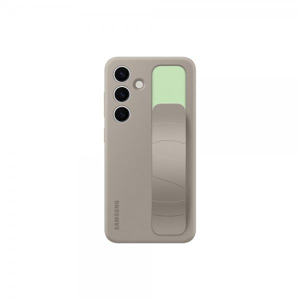 Samsung Original Galaxy S24 Cover Standing Grip Case Taupe