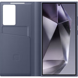 Samsung Original Galaxy S24 Ultra Cover Smart View Wallet Case Violet