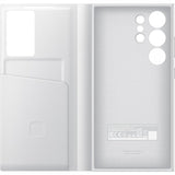 Samsung Original Galaxy S24 Ultra Cover Smart View Wallet Case Hvid