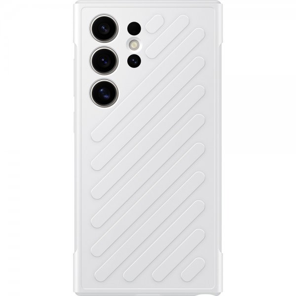 Samsung Original Galaxy S24 Ultra Cover Shield Case Lysegrå
