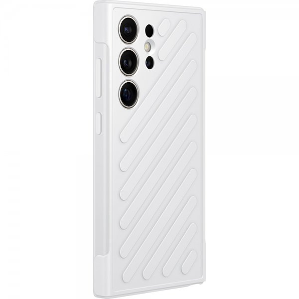 Samsung Original Galaxy S24 Ultra Cover Shield Case Lysegrå