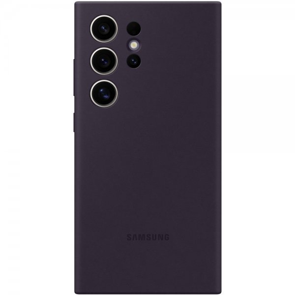 Samsung Original Galaxy S24 Ultra Cover Silikone Dark Violet