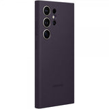 Samsung Original Galaxy S24 Ultra Cover Silikone Dark Violet