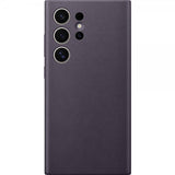 Samsung Galaxy S24 Ultra Cover Vegansk Læder Cover Dark Violet