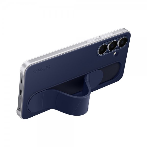 Samsung Original Galaxy S25 FE Cover Standing Grip Case Mørkeblå