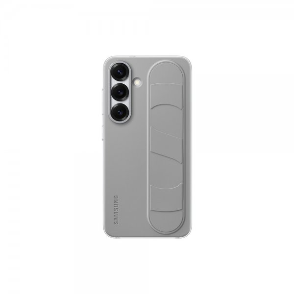 Samsung Original Galaxy S25 Cover Standing Grip Case Grå