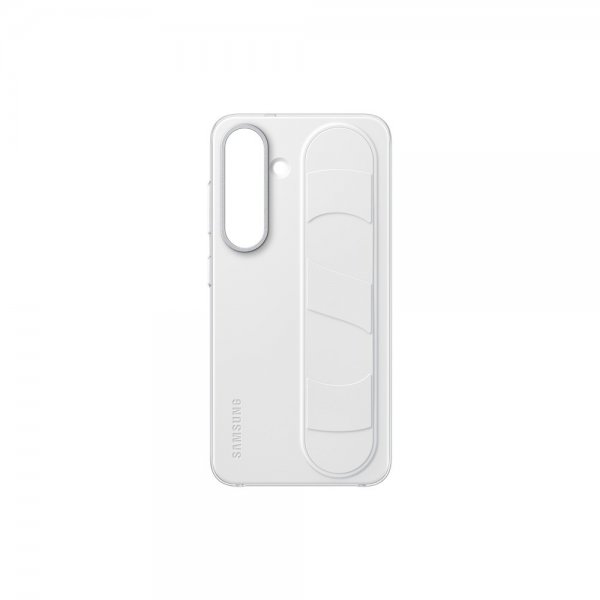 Samsung Original Galaxy S25 Cover Standing Grip Case Hvid