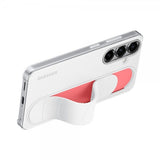 Samsung Original Galaxy S25 Cover Standing Grip Case Hvid