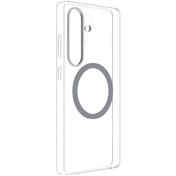 Samsung Original Galaxy S25 Ultra Cover Clear Magnet Case Transparent