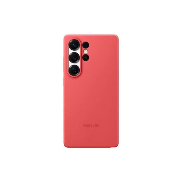 Samsung Original Galaxy S25 Ultra Cover Silikone Cover Rød