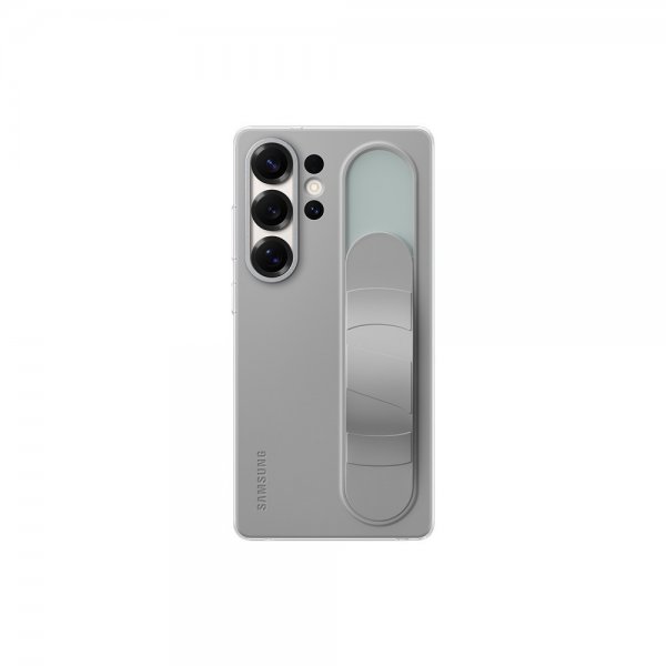 Samsung Original Galaxy S25 Ultra Cover Standing Grip Case Grå