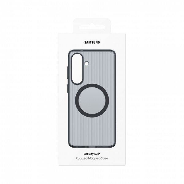 Samsung Original Galaxy S26 Plus Skal Robust Magnet Cover Sort